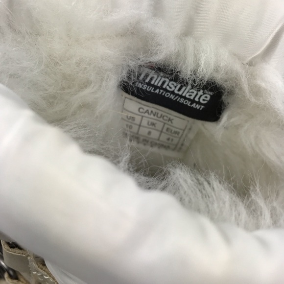 NORTIV8 Lace Up Winter Snow Boots with Thinsulate & Faux Fur Womens 10 - Picture 5 of 8